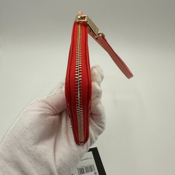 Kate Spade KL624 Devin Pop Trim Card Case Wristlet Setting Sun Saffiano Leather - Picture 9 of 15